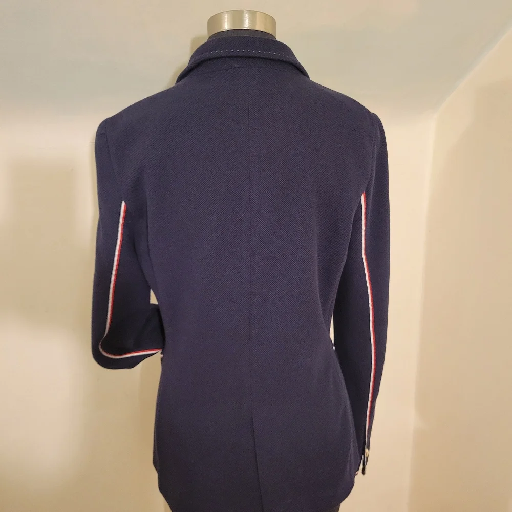 Tommy Hilfiger Navy Women's Blazer Size 8 - Picture 3 of 11